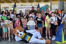 У Дніпрі для дітей ВПО відкрили літній майданчик відпочинку