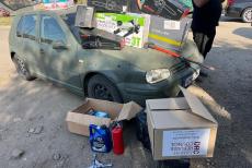 Луганчани передали допомогу військовим на фронт