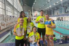 15 медалей та 2 рекорди: результати луганських параплавців на Кубку України