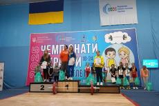 Луганчанка завоювала три медалі на чемпіонаті України з важкої атлетики