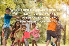 Рубіжанська громада виплатила на оздоровлення та відновлення 15 дітей 150 тис. грн