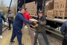 Благодійники передали вантаж луганському гумхабу на Київщині – коли почнеться видача