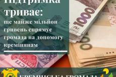 Жителі Кремінської громади отримали майже 1 млн грн соціальної допомоги