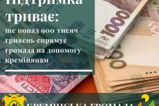 У Кремінській МВА виділять ще понад 900 тис. грн на підтримку мешканців громади