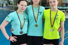 Спортсменки з Луганщини вибороли ще три медалі на чемпіонаті України зі стрибків у воду