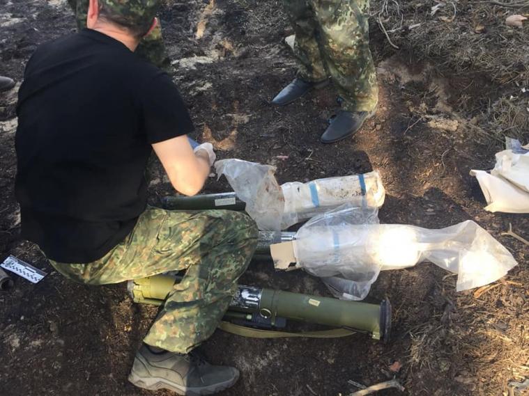 На месте лесного пожара возле Северодонецка нашли три РПГ