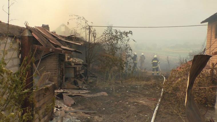 Оперативна інформація щодо ліквідації загорання сухої трави та лісового масиву у Новоайдарському районі