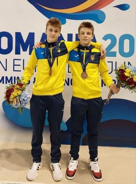 Юні спортсмени з Луганщини стали призерами Чемпіонату Європи зі стрибків у воду