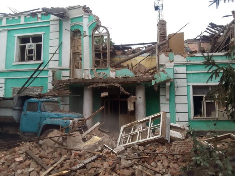В Лисичанську знищили будівлю міськводоканалу