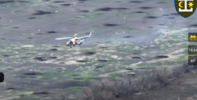   54 ОМБр показала, як збила ворожий гелікоптер на Луганщині