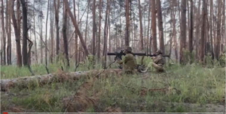 Як нищать ворожі позиції у Серебрянському лісі на Луганщині (ВІДЕО)