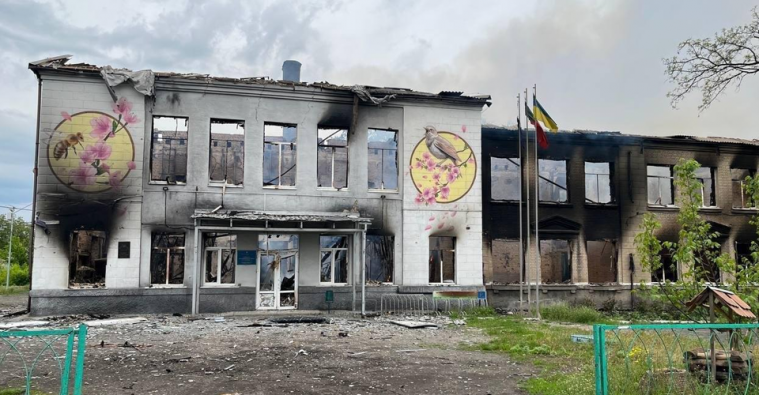 Окупанти пошкодили майже 200 закладів освіти на Луганщині. Фото npu.gov.ua