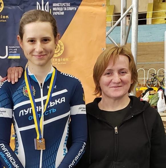 Спортсменка з Луганщини завоювала “бронзу” чемпіонату України з велоспорту