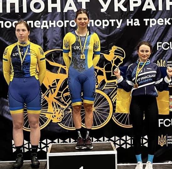 Луганська спортсменка завоювала дві “бронзи” чемпіонату України з велоспорту