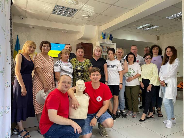 У Тернополі ВПО з Луганщини навчаються надавати першу допомогу
