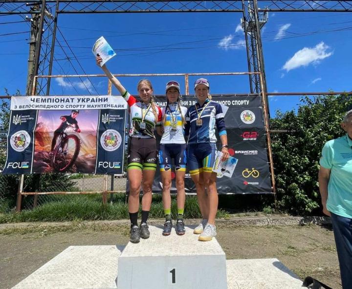 Луганська спортсменка виборола дві медалі на чемпіонаті України з велоспорту