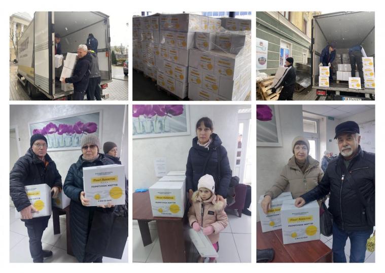 Сєвєродонецький гумхаб у Тернополі отримав допомогу від благодійників