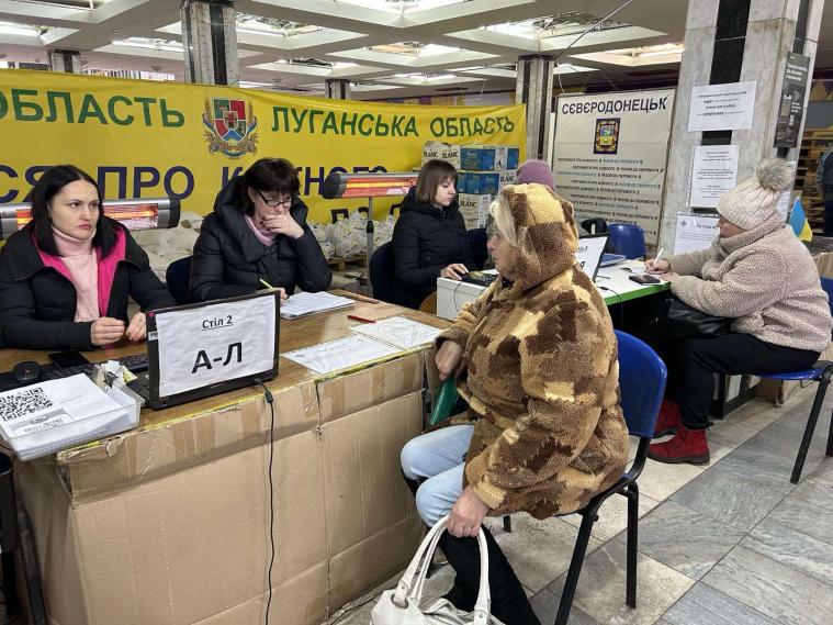 Сєвєродонецькі гумхаби за тиждень видали майже 650 продуктових наборів