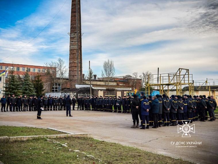 У луганських рятувальників на Харківщині відбулася ротація