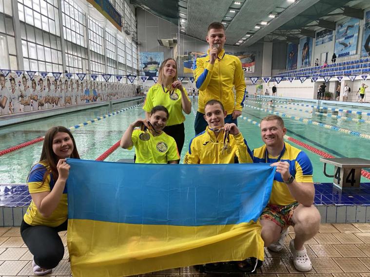 Спортсмени Луганської області здобули 14 медалей на чемпіонаті України з параплавання 