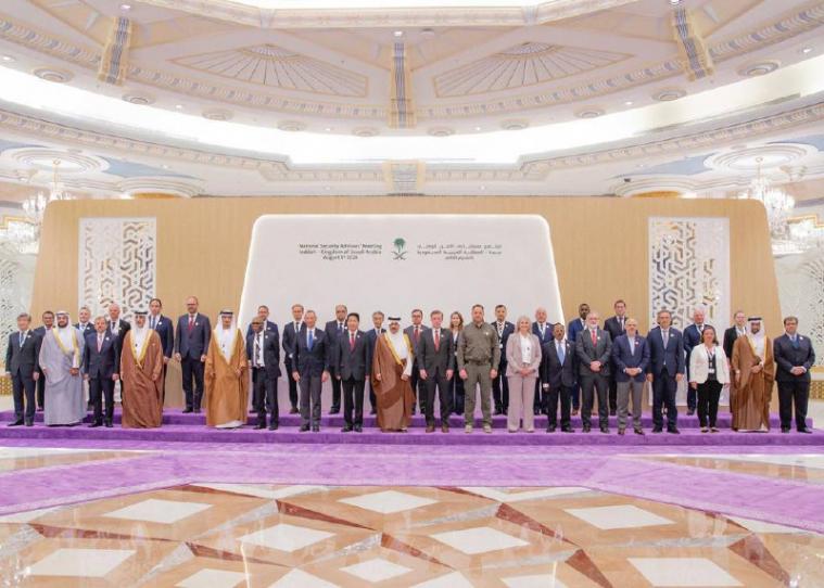 Учасники мирного саміту в Саудівській Аравії. Фото: Андрій Єрмак/Telegram