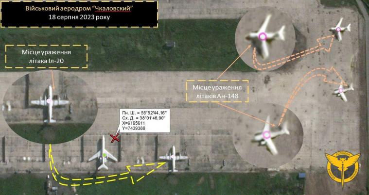 Під Москвою диверсанти заклали вибухівку на аеродромі і підірвали "літакив судного дня", — ГУР