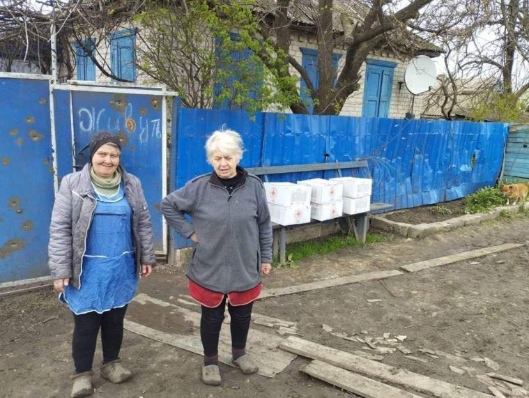 Жителі деокупованих населених пунктів Луганщини отримали допомогу від Червоного Хреста
