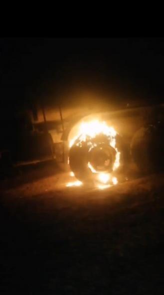 На Луганщині спалили паливозаправник окупантів