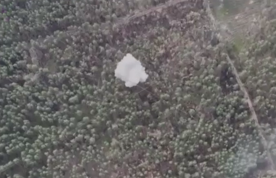 Сили оборони показали відео знищення окупантів у лісах Луганщини
