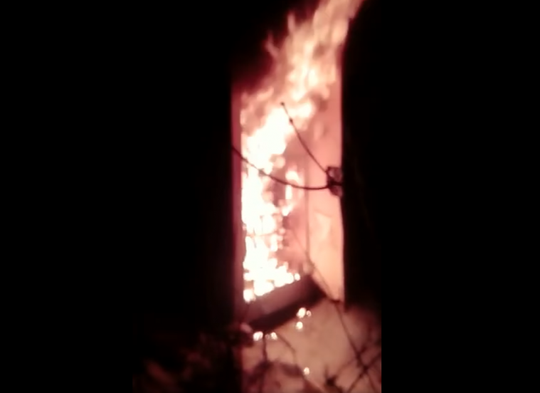   Луганські партизани підпалили устаткування управління залізницею окупантів
