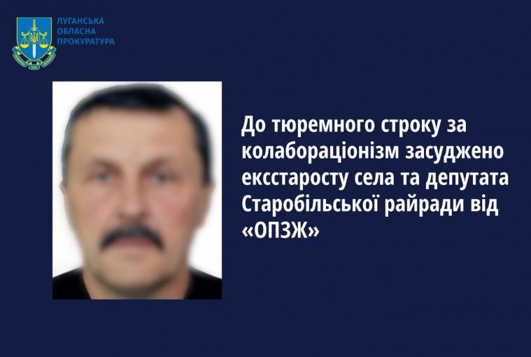 До тюремного строку засудили ексстаросту села та депутата Старобільської райради від «ОПЗЖ»