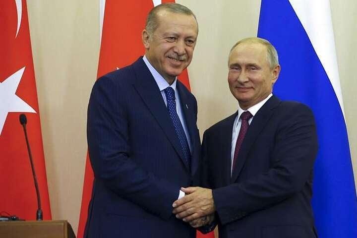 Ердоган привітав путіна з "перемогою на виборах" в рф
