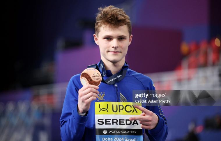 Олексій Середа завоював першу в історії виступів українських стрибунів медаль на чемпіонатах світу