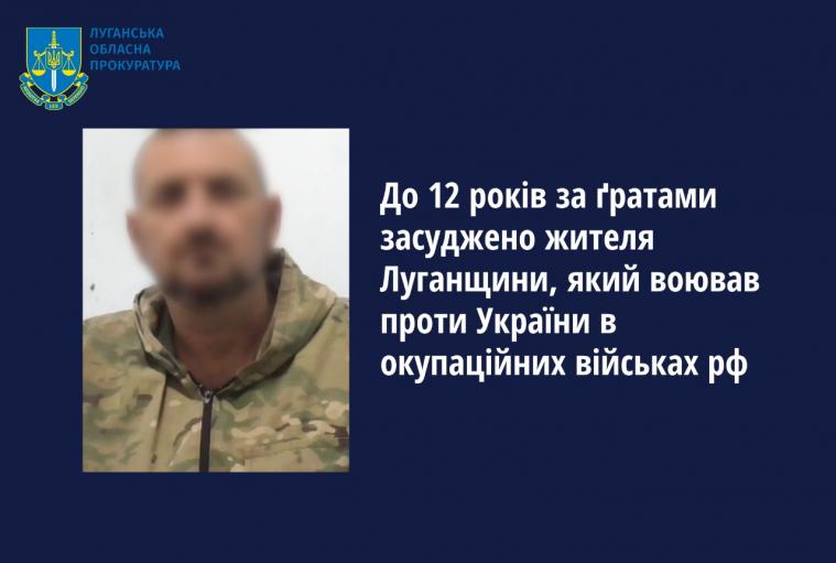 Засудили мешканця Луганщини, який воював проти ЗСУ у 2023 році