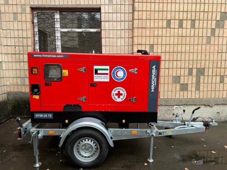 Червоний Хрест передав генератори двом громадам Луганщини