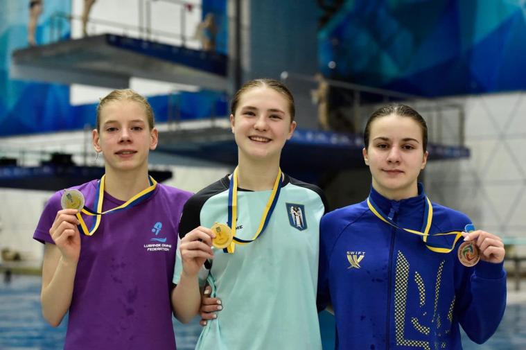 Дві представниці Луганщини стали призерками Кубка України зі стрибків у воду 