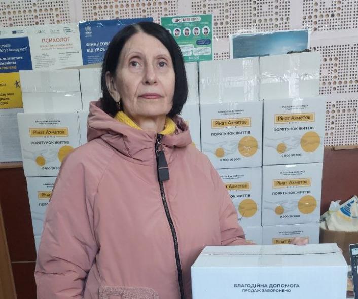 У Сумах понад 130 луганським ВПО видали продуктові набори