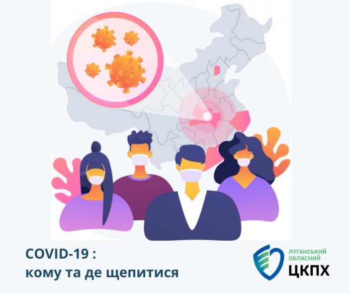 Переселенців з Луганщини закликають вакцинуватися через зростання захворюваності на коронавірус 