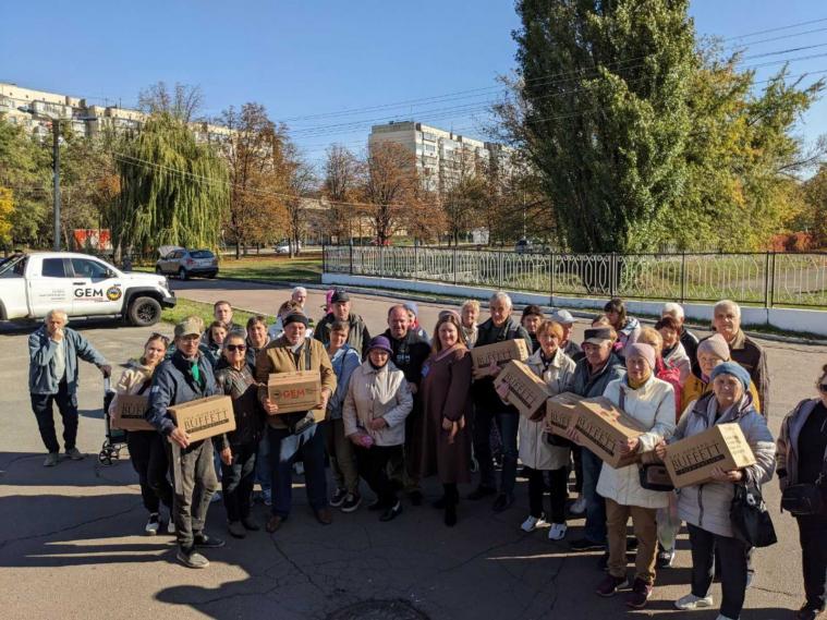 Благодійники надали гумдопомогу луганським ВПО на Київщині