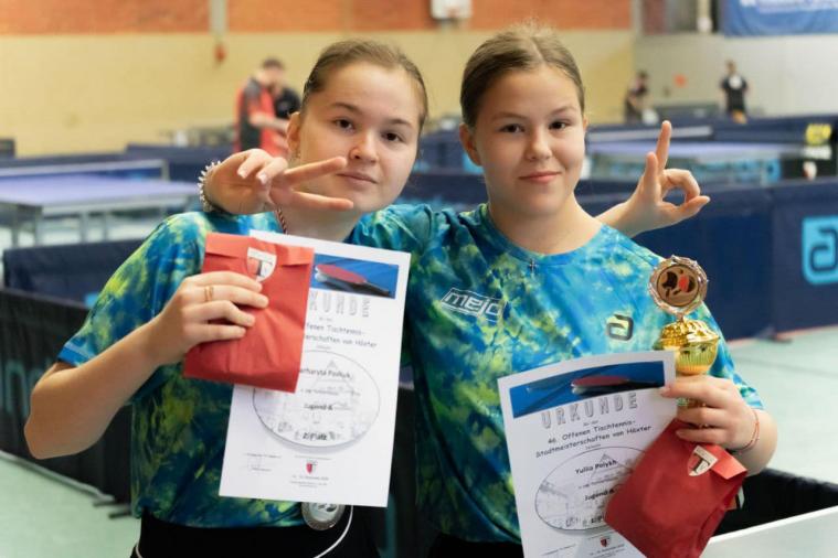 У сіверськодончанок - дві медалі на німецькому чемпіонаті з настільного тенісу