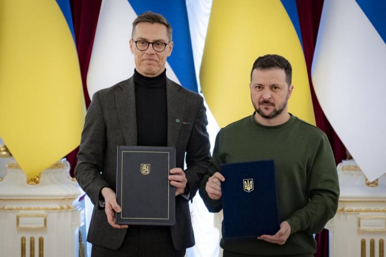 Зеленський і президент Фінляндії Стубб підписали у Києві угоду про безпеку