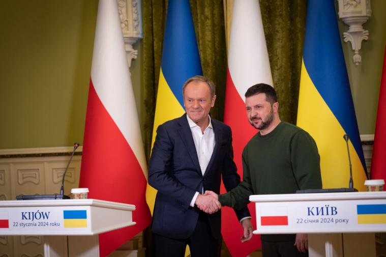 Зустріч Зеленського з Туском: Польща надає Україні новий оборонний пакет і приєднається до безпекових гарантій