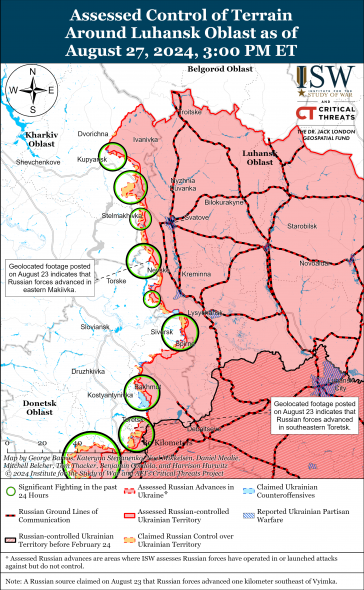 Сили оборони просунулися біля Кремінної, – ISW