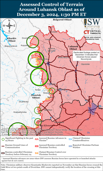 росіяни не просунулися поблизу Сватового, – ISW