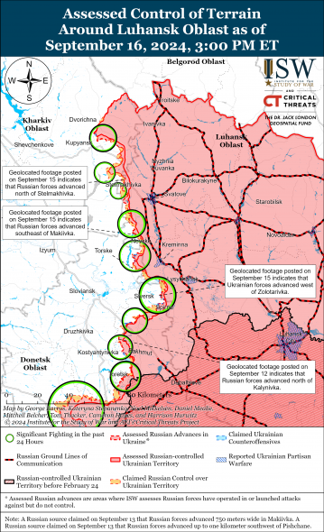 Росіяни просунулися на Луганщині, – ISW 