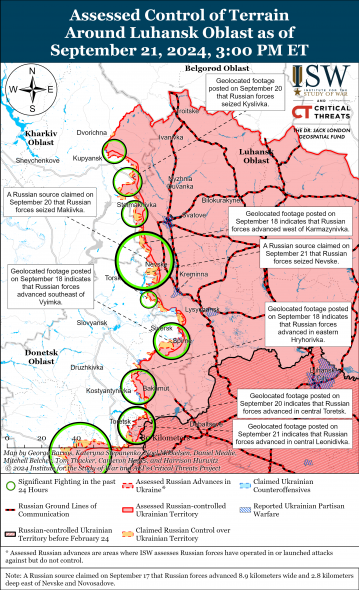 Чи захопили окупанти Балку Журавку (Невське) – аналіз ISW