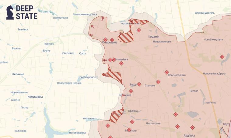 росія захопила ще два населені пункти, – Deepstate