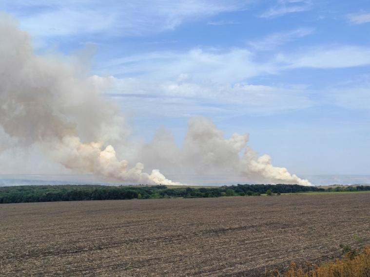 На Луганщині вирують пожежі: окупанти оголосили режим надзвичайної ситуації