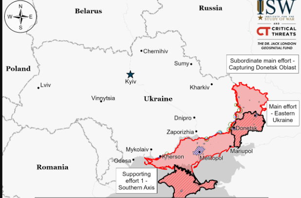 Російська головна операція №1 – захопити всю територію Луганщини, – ISW