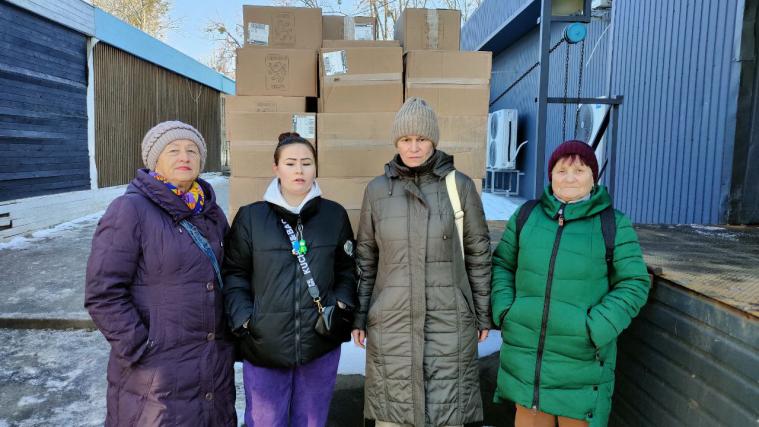 У Харкові луганським ВПО надали допомогу від Німеччини